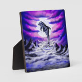 Moonlight Dolphin Fotoplaat (Voorkant)