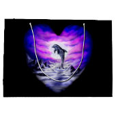 Moonlight Dolphin Heart Groot Cadeauzakje (Achterkant)