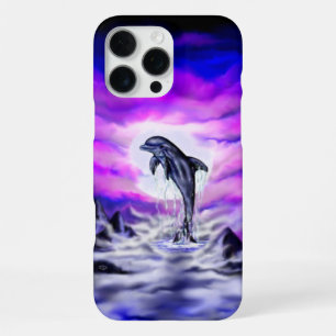 Moonlight Dolphin iPhone 16 Pro Max Hoesje