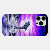 Moonlight Dolphin iPhone Hoesje (Achterkant horizontaal)