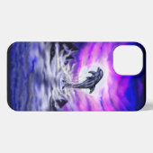 Moonlight Dolphin iPhone Hoesje (Achterkant horizontaal)