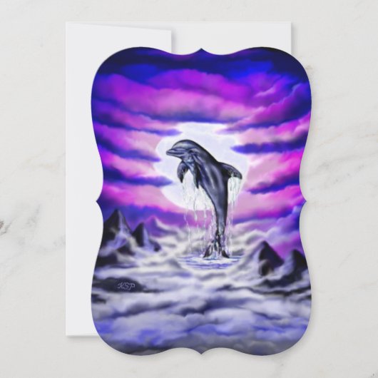 Moonlight Dolphin Kaart (Voorkant)