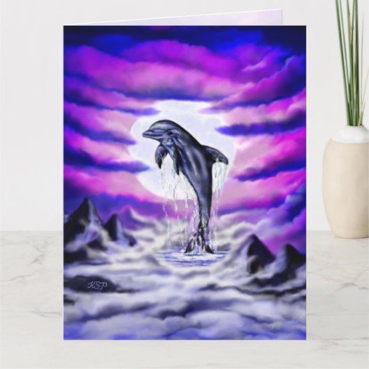 Moonlight Dolphin Kaart (Voorkant)