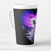 Moonlight Dolphin Latte Mok (Linkerhoek)