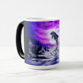 Moonlight Dolphin Magische Mok (Voorkant links)