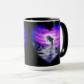 Moonlight Dolphin Mok (Voorkant rechts)