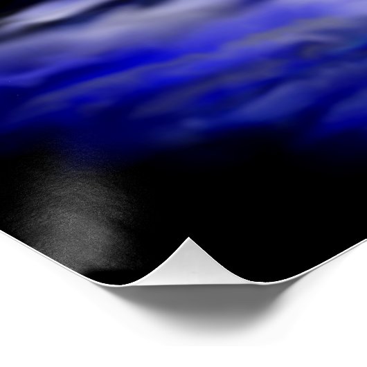 Moonlight Dolphin Perfect Poster (Hoek)