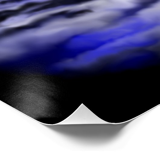 Moonlight Dolphin Perfect Poster (Hoek)