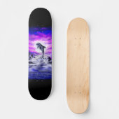 Moonlight Dolphin Persoonlijk Skateboard (Voorkant)