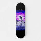 Moonlight Dolphin Persoonlijk Skateboard (Voorkant)