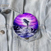 Moonlight Dolphin Ronde Button 4,0 Cm (In situ)
