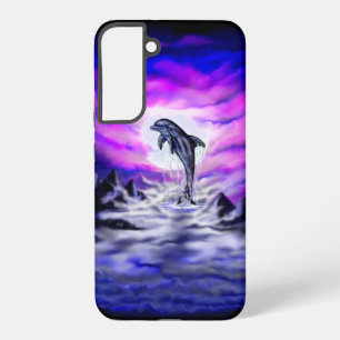 Moonlight Dolphin Samsung Galaxy Hoesje