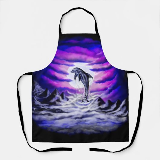 Moonlight Dolphin Schort (Voorkant)