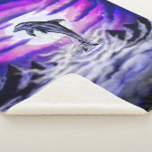 Moonlight Dolphin Sherpa Deken (3/4)