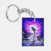 Moonlight Dolphin Sleutelhanger (Voorkant Links)