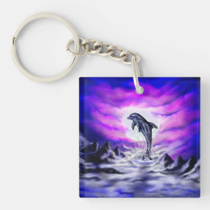 Moonlight Dolphin Sleutelhanger