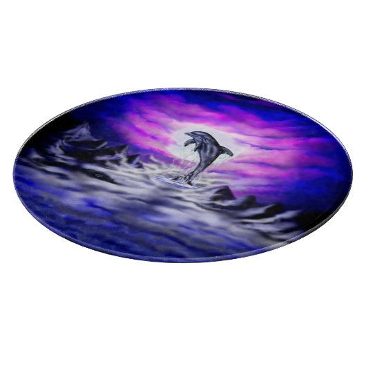 Moonlight Dolphin Snijplank (Hoek)