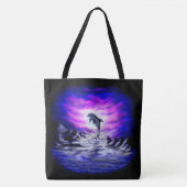 Moonlight Dolphin Tote Bag (Voorkant)