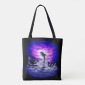 Moonlight Dolphin Tote Bag (Achterkant)