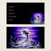 Moonlight Dolphin Visitekaartjes (Voorkant /achterkant)