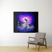 Moonlight Dolphin Wandkleed (In Situ (horizontaal))
