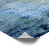 Moonlight door de wolken poster (Hoek)