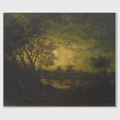 Moonlight (door Ralph Albert Blakelock) Cadeaupapier (Vlak)