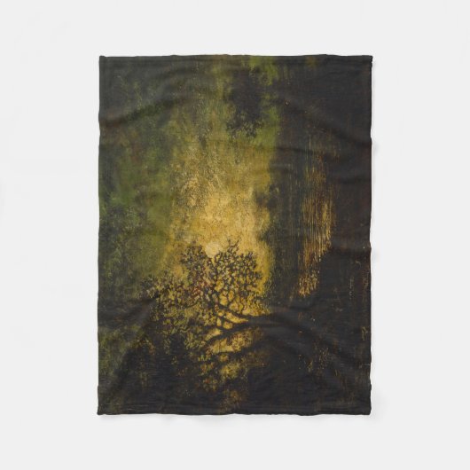 Moonlight (door Ralph Albert Blakelock) Fleece Deken (Voorkant)