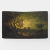 Moonlight (door Ralph Albert Blakelock) Spandoek (Horizontaal)