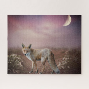Moonlight Dream Fox Scene Legpuzzel