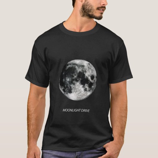 MOONLIGHT DRIVE - The Moon T-shirt (Voorkant)