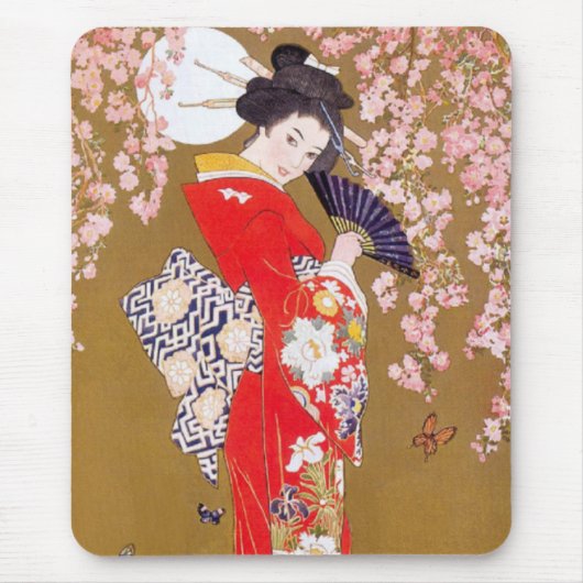 Moonlight en Cherry Blossom Muismat (Voorkant)