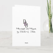 Moonlight en Magick Kaart (Achterkant)