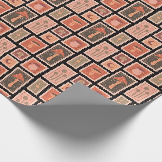 Moonlight en paddenstoelen cadeaupapier (Hoek)