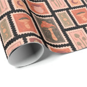 Moonlight en paddenstoelen cadeaupapier (Rol Hoek)