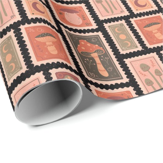 Moonlight en paddenstoelen cadeaupapier (Rol Hoek)