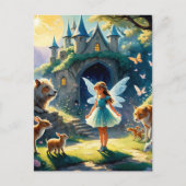Moonlight Enchanment Het bos van de fee Briefkaart (Voorkant)