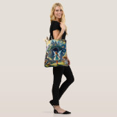 Moonlight Enchanment Het bos van de fee Tote Bag (Op model)