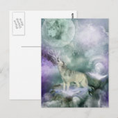 Moonlight-expressie Briefkaart (Voorkant / Achterkant)