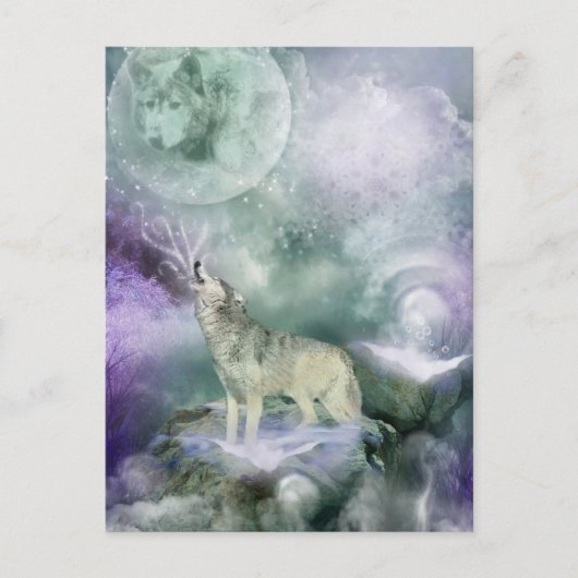 Moonlight-expressie Briefkaart (Voorkant)