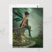 Moonlight Fairy Briefkaart (Voorkant / Achterkant)