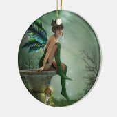Moonlight Fairy Keramisch Ornament (Links)
