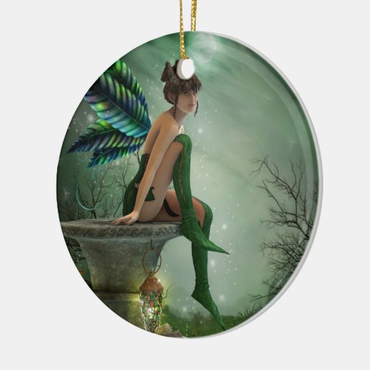 Moonlight Fairy Keramisch Ornament (Links)