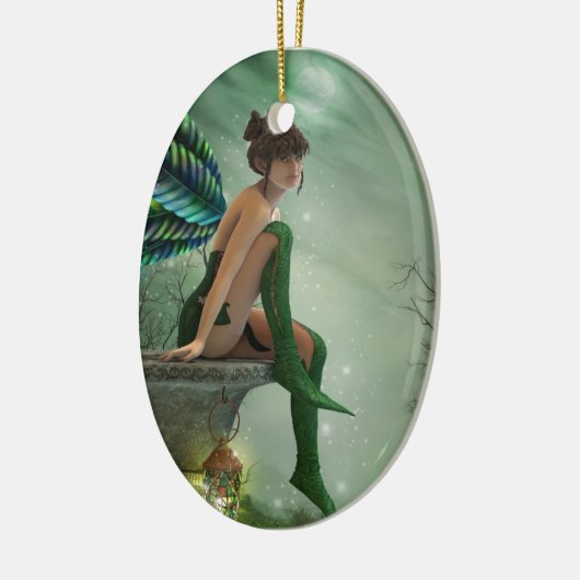 Moonlight Fairy Keramisch Ornament (Links)