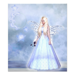 Moonlight Fairy Princess Foto Afdruk