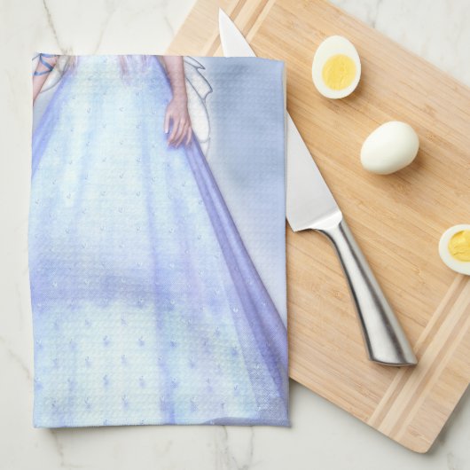 Moonlight Fairy Princess Theedoek (Quarter Fold)