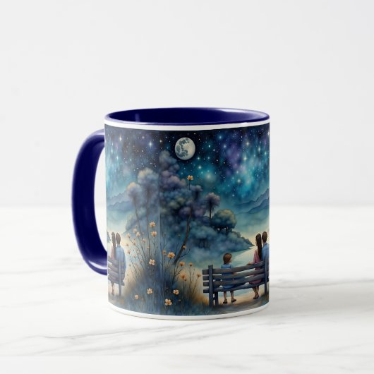 Moonlight Family Mug Mok (Voorkant links)