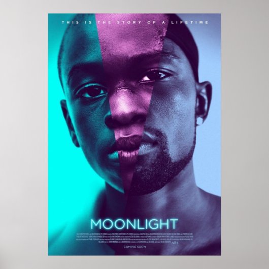 moonlight film poster (Voorkant)