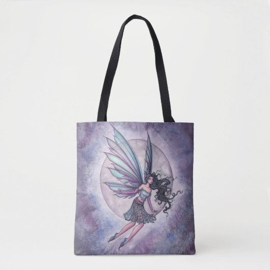 Moonlight Flight Fairy Fantasy Art Tote Bag (Voorkant)
