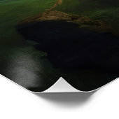 Moonlight Forest Path  Perfect Poster (Hoek)